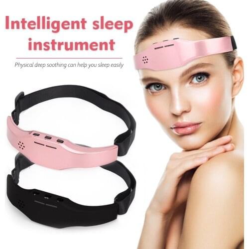 Electric Head Massager Relax Headache Eliminator Aid Therapy Sleeping Device Sleep Monitor Migraine Relief Hypnotic Instrument