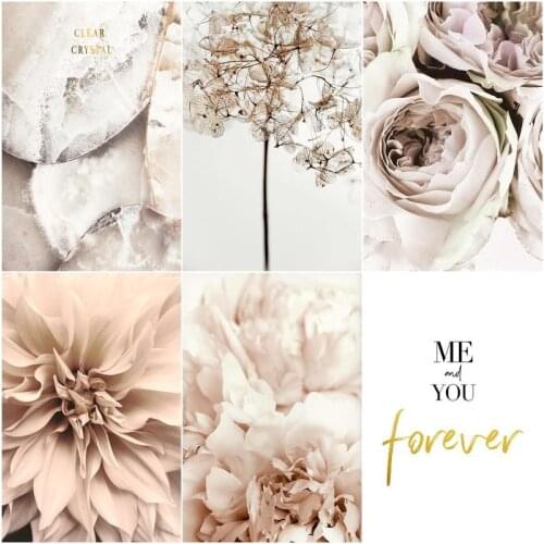 GATYZTORY Flowers Painting By Numbers On Canvas For Adults Hand Painted Oil Painting Pictures By Numbers Home Decoration