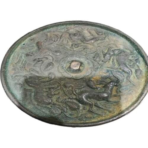 CHINESE OLD Bronzeware Evil slayer bronze mirror feng shui mirror 04