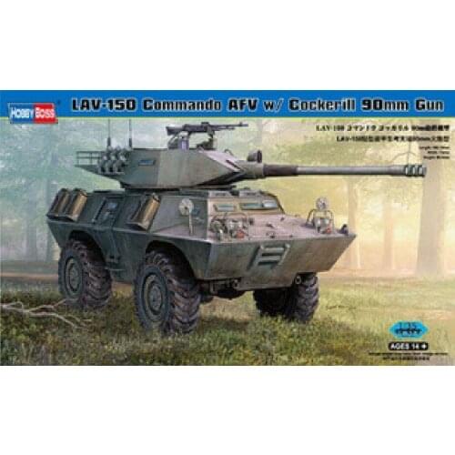 Hobbyboss Model Kit 82422 1/35 LAV-150 Commando AFV w/ 90mm Gun