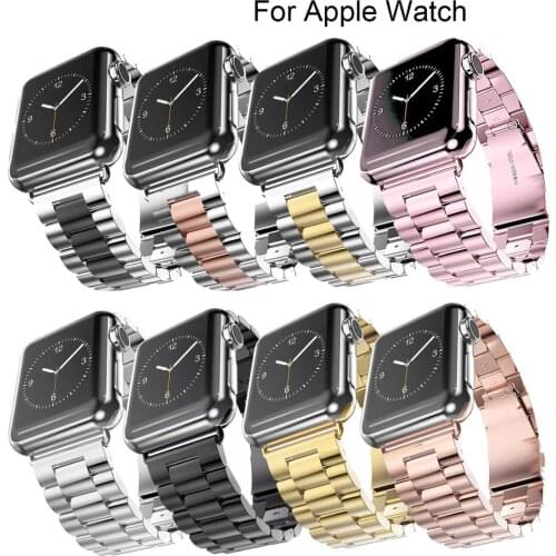 Stainless steel metal strap For Apple Watch 40mm 44mm 38mm 42mm fashion watchbands for Apple Watch series 4 3 2 1 Watch bracelet