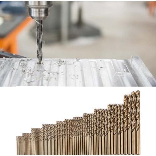 74Pcs M35 1.0-8.0mm Cobalt Drill Bit Set HSS-CO Twist Drills Bit Combination Tools For Metal Wood Working Power Combination Tool