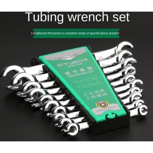 Tubing Wrench Set Double-head Opening Auto Repair and Auto Maintenance Hardware Tools