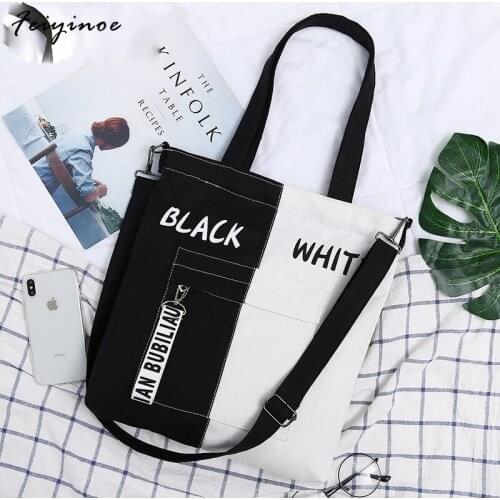 2020 New Women Shoulder Bag Ladies Tote Bag Foldable Shopping Bags Embroidery Female Handbag Bags For Women Bags