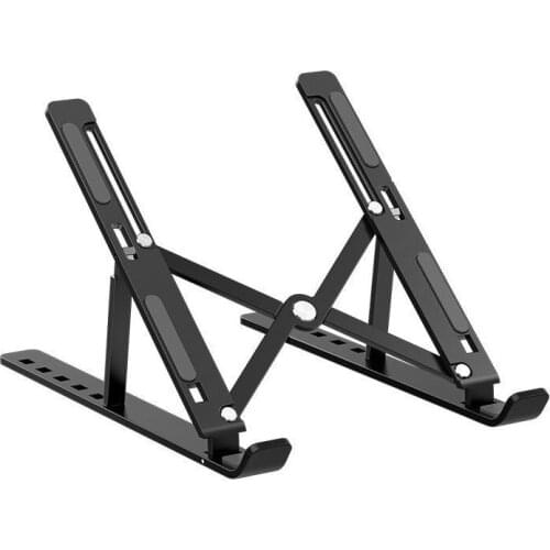 New Laptop Stand Tablet Stand Adjustable Aluminum Alloy Laptop Computer Holder Foldable Portable Desktop Holder