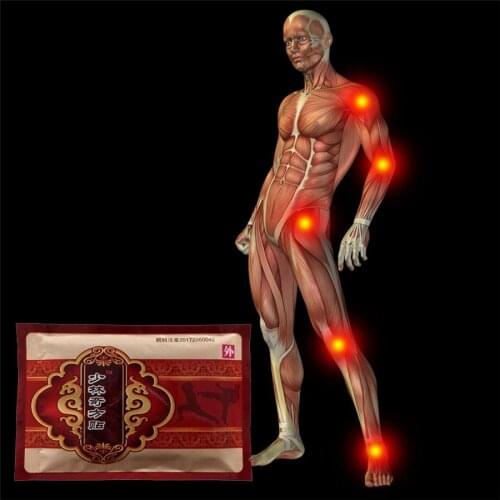 24Pcs Chinese Medicine Ganoderma Patches Muscle Pain Relaxation Body Care Plaster Cervical Rheumatism Arthritis Analgesic Plaste