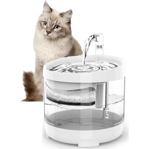 Cat Feeder Water Fountain For Cats Drinking Bowl Pet USB Automatic Water Dispenser Super Quiet Drinker Auto Feeder US/EU Adapter