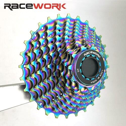 RACEWORK 11 Speed Ultralight Colorful Freewheel 11-28T 32T Road Bike Cassette Flywheel 22S Bicycles Freewheel parts