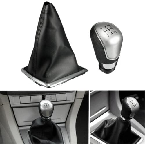 5 Speed Manual Car Gear Shift Knob Shifter Lever Gaiter Boot Cover for ford Focus MK2 FL MK3 MK4 MK7 Mondeo Kuga Galaxy
