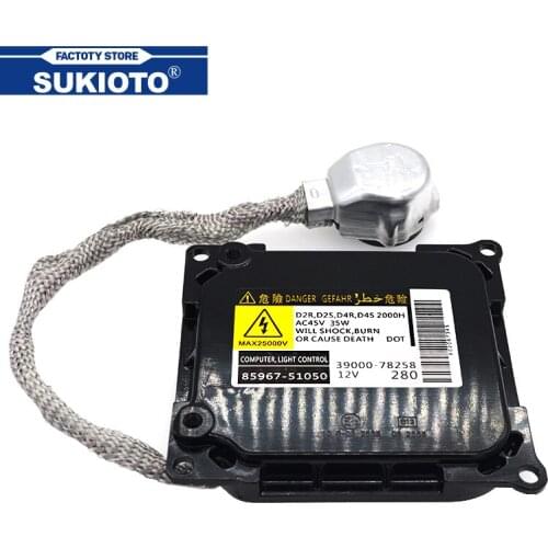 SUKIOTO OEM Replacement Xenon D4S D4R Ballast DDLT003 KDLT003 85967-51050 8596751050 For ES350 GS350 RX350 HID Headlight Ballast