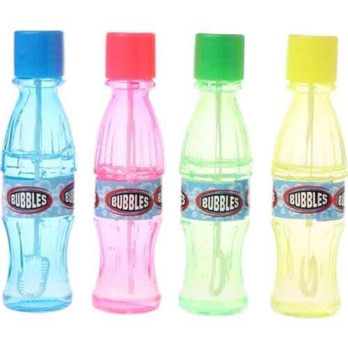 Super Magic Bubble Soap Cola Bottles Won't Burst Bubbles Blower Magic Toy Wedding Birthday Party Favors Bubbles Maker Kids H055