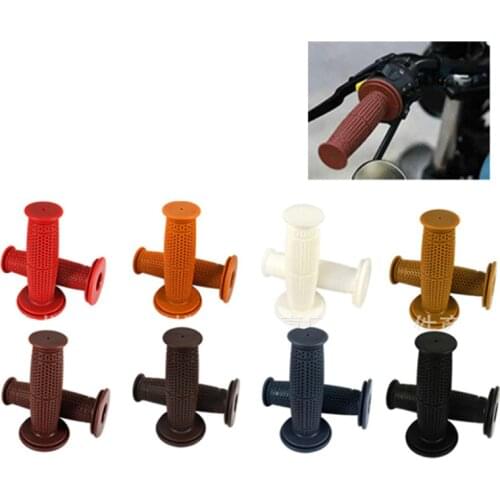 Retro motorbike handle bar universal 22MM classic cafe colorful moto handlebar for harley vespa piaggio vintage motorcycle grip