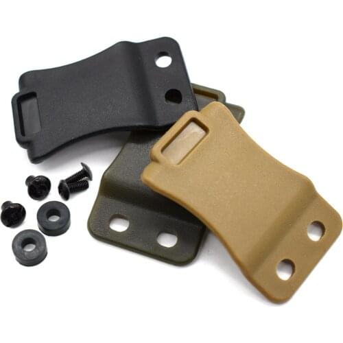 Holster Clip Kydex Belt Clip for Inside The Waist Band Gun Holsters & Knife Sheath IWB/OWB Magazine Belt Quick Release Clip