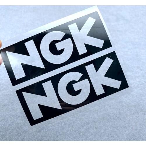 1 Pair Of DIY Reflective Motorcycle Stickers Decorative Fuel Tank Motor Side Car Damping Stickers Logo Pad Fairing Racing NGK