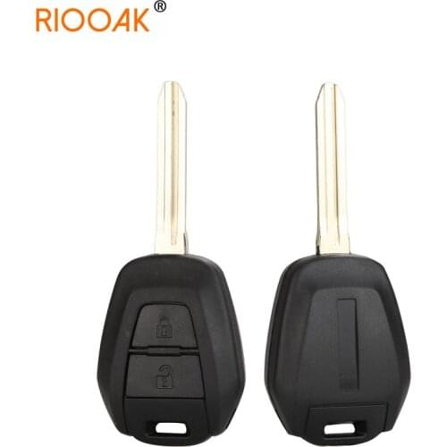 10pcs/lot 2 Buttons Ignition Remote Car Key Shell Case Fit For ISUZU D-Max TOY43 Blade Key Fob Cover Replacement