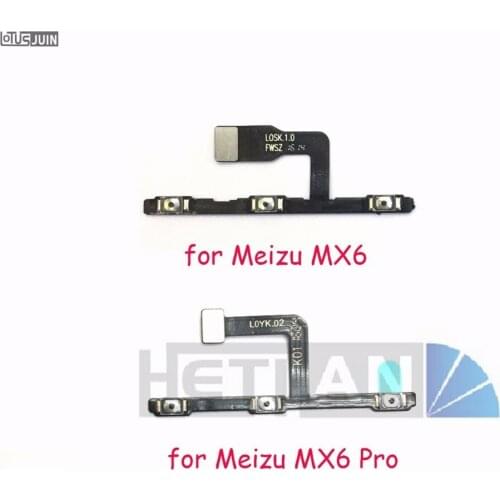 10pcs Original for Meizu MX6 MX 6 &MX6 Pro Power On Off Volume Up Down Button Key Switch Flex Cable