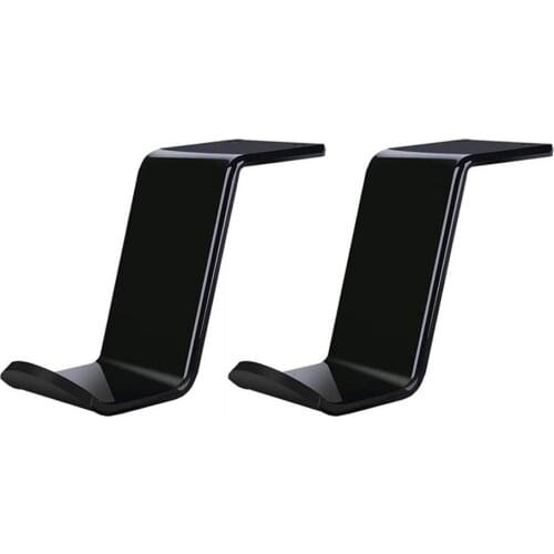 Gamepad Holder Desk 2PCS Headphone Headset Stand Hanger Under Desk Gamepad Holder Gamepad Game Accessories