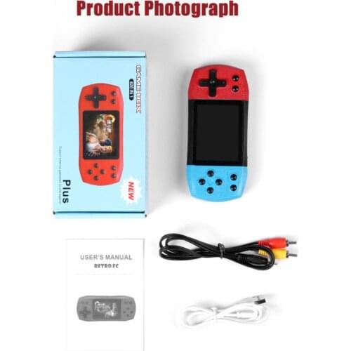 Built-in 620 Classic Games Portable Mini Handheld Video Game Console 8-Bit 3.0 Inch Color LCD Kids Color Retro Game Player