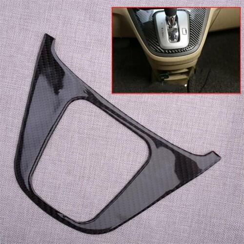 Car Carbon Fiber Inner Gear Shift Box Cover Trim Frame Sticker Fit For Honda CRV CR-V 2007 2008 2009 2010 2011 Accessories
