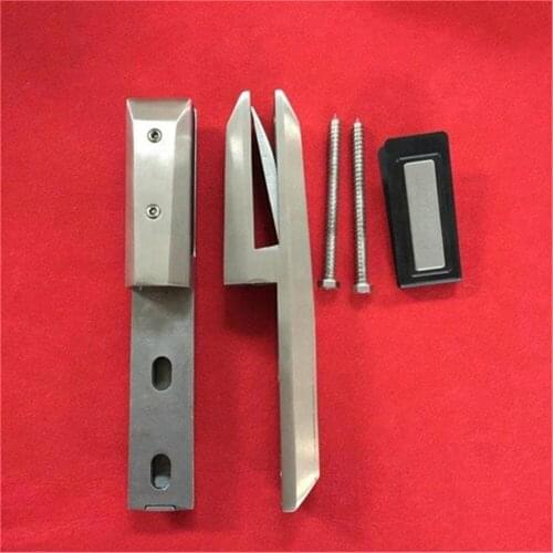 Balcony Frameless Balustrades 2205 Glass Railing Stainless Steel Side Mount Spigot