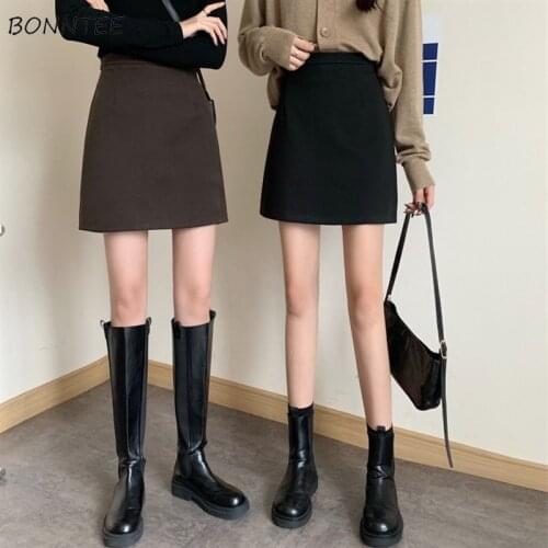 Юбки-карандаши с завышенной талией BONNTEE China At AliExpress