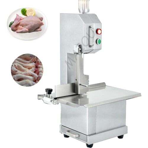 Commercial Desktop Saw Bone Cutting Ribs Meat Slicer Electric Bone Cutting Machine Frozen Fish Bones Meat Cutter 850w