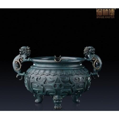 Copper copper ornaments "powerful dance master (" ashtray) Home Furnishing jewelry crafts copper ashtray
