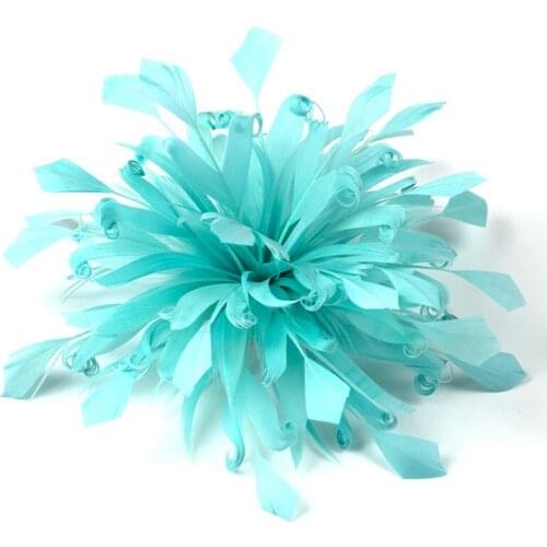 Natural Goose Feathers Flower High Quality Corsage Wedding Clothes Decoration Carnival Dress Accessories Plumes Crafts Wholesale