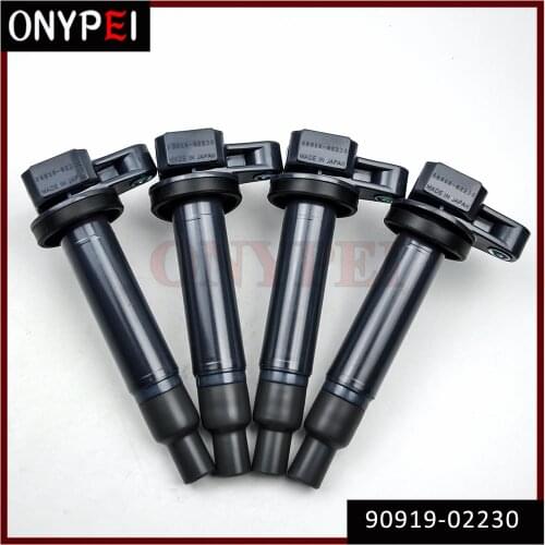 4PCS 90919-02230 9091902230 New Ignition Coil Ignition System for Lexus IS200 IS300 SC430 LS430 LX470 Toyota Land Cruiser