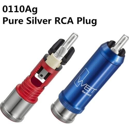 P-023 WBT 0102Ag 0110Ag 0152Ag RCA Plug Signal Interface Socket Power Amplifier Terminal 1set/4pcs