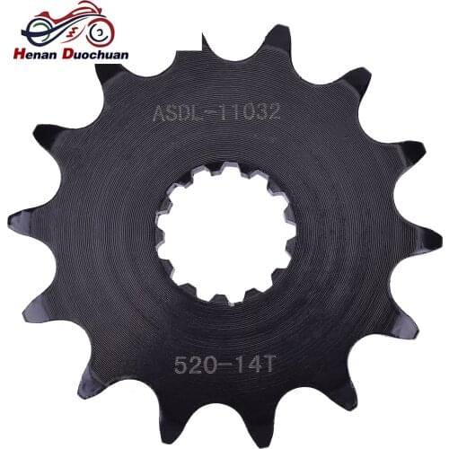 520 14 Tooth Front Sprocket Gear For Kawasaki KLE300 Versys-X Versys 300 Z250 BX250 EX400 EX Ninja 400 250 Z300 BX Z 250 300
