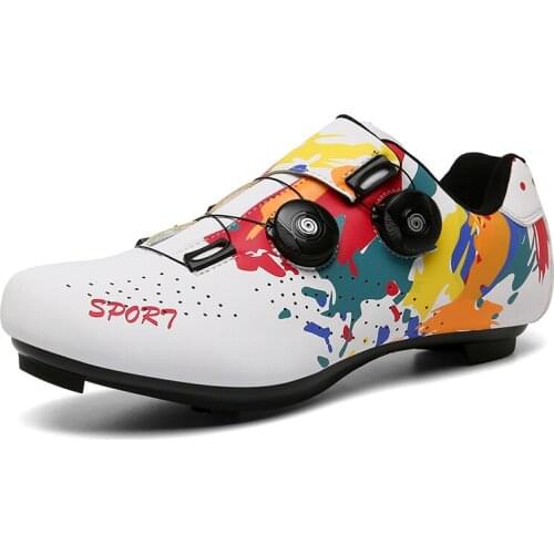 Professional Bicycle Shoes MTB Cycling Shoes Men Self-Locking Road Bike Shoes Summer Leisure Trend Sneakers 2021 New Brand 37-47