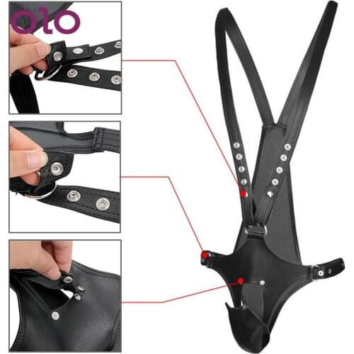 OLO SM Bondage Role Play Pants G Strings Underwear Sexy Male Pants Erotic Toys Sex Toys for Man Adult Games