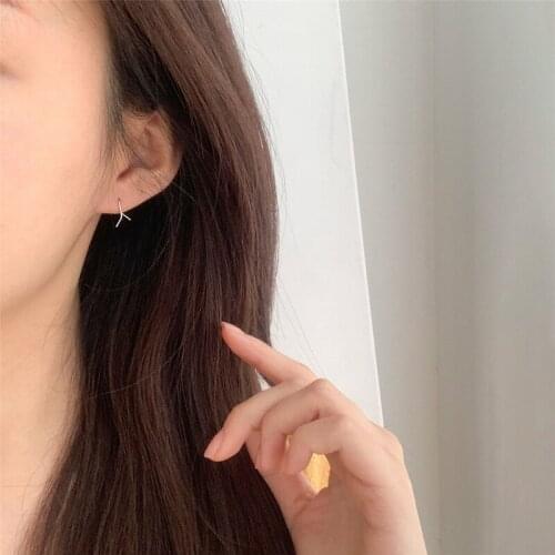 Todorova Korean Fashion Minimalist Y Shaped Stud Earrings For Women Simple Geometric Earrings Jewelry Wholesale