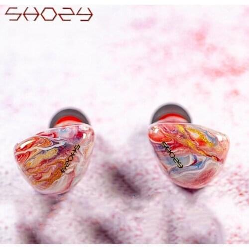 Shozy Rouge 1DD+2BA Triple Hybrid Driver In Ear DJ Monitors Wired Audiophile Musician Earphones Detachable 0.78mm 2Pin Cable