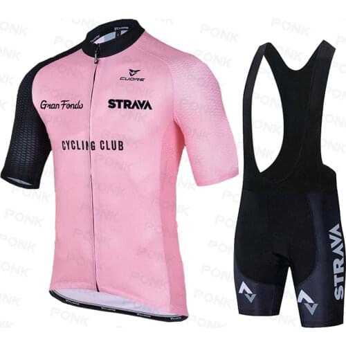 STRAVA claw cycling clothing men woman cyclist outfit mtb bike dress bicycle uniforms cycling jersey set traje ciclismo hombr