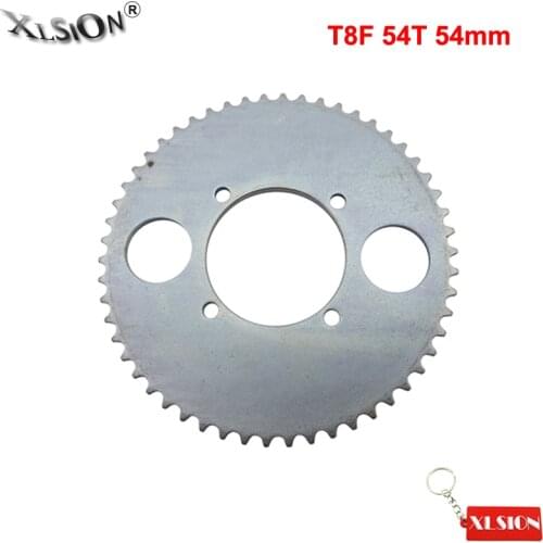 XLSION Aftermarket Rear Chain Sprocket T8F 54T 54mm For 47cc 49cc Dirt Kid Cross Bike ATV Quad Mini Moto