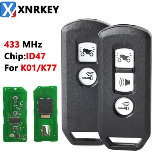 Smart Card 434Mhz 2Button ID47 Key Remote For Honda for K01 K35V3 ADV SH 150 Forza 300 125 PCX150 2018 Motorcycle Scooter