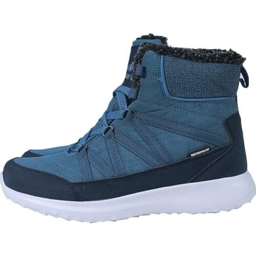Women winter outdoor hiking trekking boots female waterproof slip-resistant wool liner walking snow boots Shoes for-25C