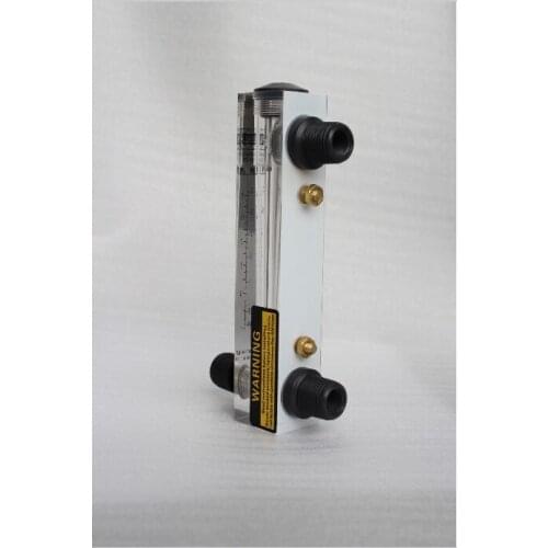 1 1/4'' Acrylic 5-35GPM panel mounted square flow meter