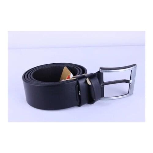 100 genuine Leather Black Men 'S Jeans Belt 4,5cm
