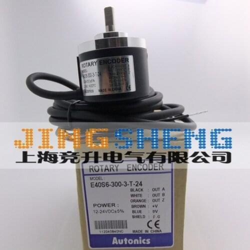 100% New Original Autonics Rotary Encoder E40S6-300-3-T-24