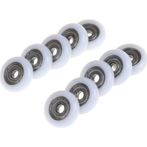 2/5/10pieces Sliding Shower Roller Wheel Plastic Door Replacement Roller Wheel Runner Diameter 23mm