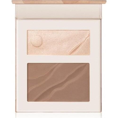 2-Tone Longlasting Shading Powder Naturally Does Not Fly Powder Makeup Highgloss Trimming Plate Makeup Trimming Plate Highlight