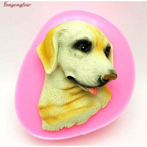 3D Cute Corgi Handmade Soap Mold Chocolate Cake Decoration Tools DIY Mold Silicone Mold Fudge