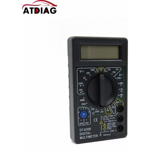 10pcs LCD Digital Multimeter DT830B tester DC AC Voltage DC Current Resistance tester