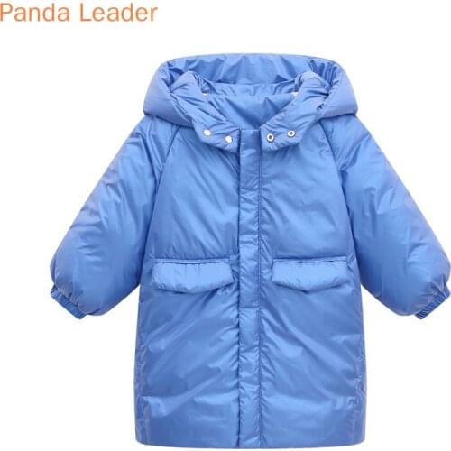 Kids Down Coats Winter Jackets for Boys Fashion Thick Long Parkas Toddler Girls Hooded Coat Snowsuit Children Clothes Overcoat