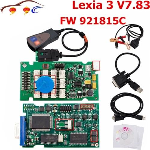 For Lexia3 Pp2000 V7.83 Obd2 Fw 921815c Diagnostic Tool Lexia 3 Diagbox 7.83 Multi-languages For Peugeot&citroen Scanner
