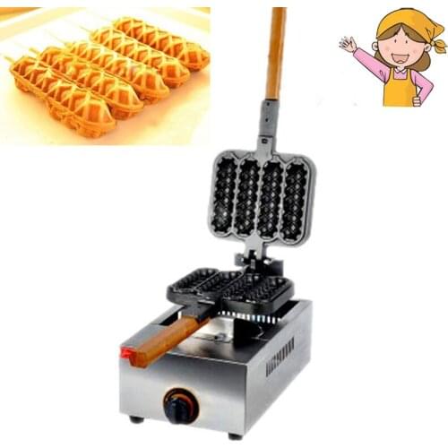 Electric Hot Dog Shape Waffle/Cake Maker Snack Baking Machine Gas Crisp Machine FY-114R