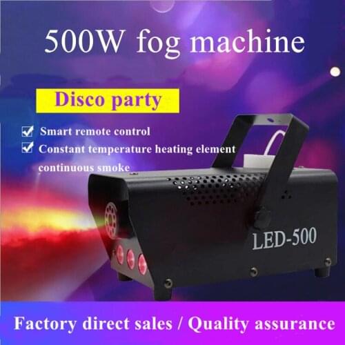 Hot Koop Draadloze Afstandsbediening Led 500W Rookmachine Stadium Effecten Lichtstraal Rook Generator Stage Kap